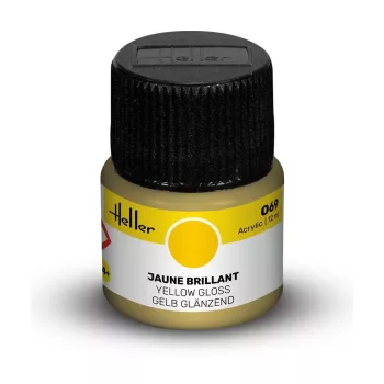 Heller - Peinture Acrylic 069 jaune brillant