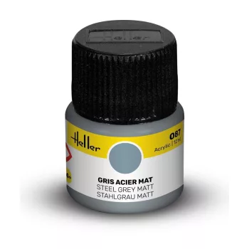 Heller - Peinture Acrylic 087 gris acier mat
