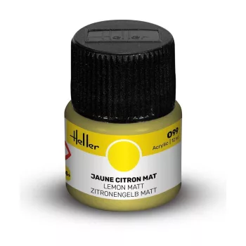 Heller - Peinture Acrylic 099 jaune citron mat
