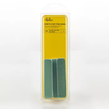 Heller - Sand file set (two-sided, 3 pieces)