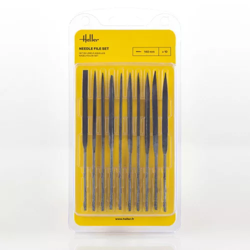 Heller - Needle file set (10 pieces)