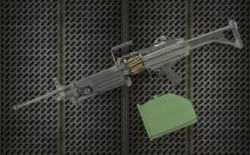 Hobby Fan - Resin arms U.S. M249 Minimi machine gun