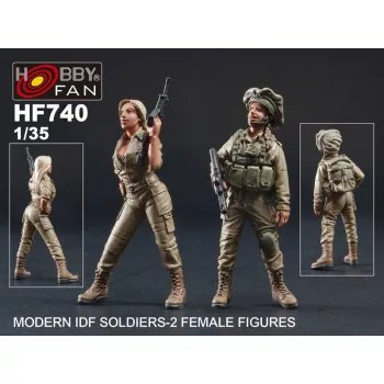 Modern IDF Soldiers-2 Female Figures