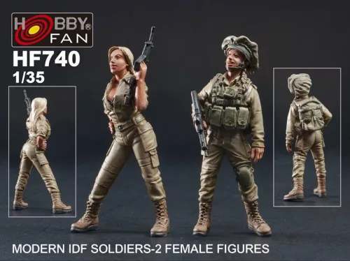 Modern IDF Soldiers-2 Female Figures