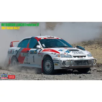   Hasegawa - Mitsubishi Lancer Evolution Iv N 1 Safari Rally 1997 T.Makinen - S.Harjanne