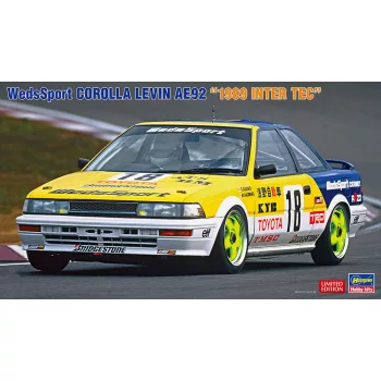   Hasegawa - Toyota Corolla Levin Ae92 N 18 Inter Tec 1989 T.Asano - M.Hagiwara