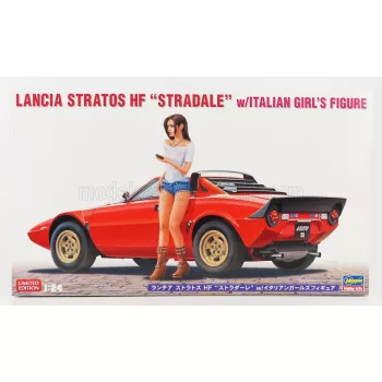   Hasegawa - LANCIA STRATOS HF 1974 WITH ITALIAN GIRL'S FIGURE /