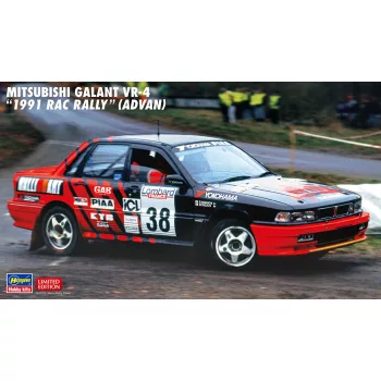   Hasegawa - Mitsubishi Galant Vr-4 Advan N 38 Rally Rac Lombard 1991 S.Yamauchi - M.Taguchi
