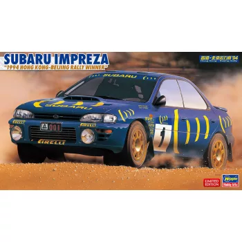   Hasegawa - Subaru Impreza 555 N 1 Winner Rally Hong Kong Beijing 1994 P.Bourne - T.Sircombe