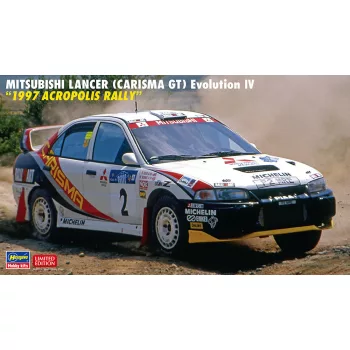   Hasegawa - Mitsubishi Lancer Carisma Gt Evolution Iv N 2 Rally Acropolis 1997 A.Reid - R.Burns
