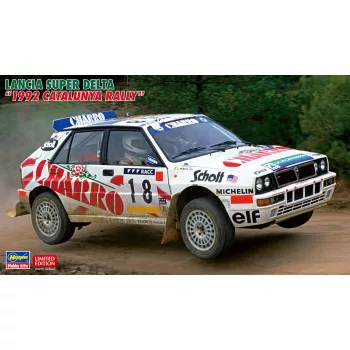   Hasegawa - Lancia Delta Hf Integrale N 18 Rally Catalunya 1992 J.Puras - A.Romani