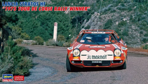 Hasegawa - LANCIA STRATOS HF N 6 WINNER RALLY TOUR DE CORSE 1975 BERNARD DARNICHE - ALAIN MAHE /