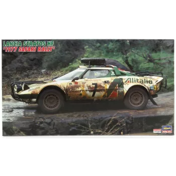   Hasegawa - LANCIA STRATOS HF ALITALIA N 7 3rd RALLY SAFARI 1977 S.MUNARI - P.SODANO WHITE GREEN RED