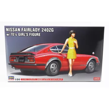   Hasegawa - NISSAN FAIRLADY 240ZG COUPE WITH 70s GIRL FIGURE 1972 /