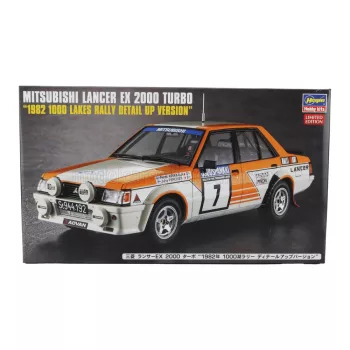   Hasegawa - MITSUBISHI LANCER EX 2000 TURBO N 7 RALLY 1000 LAKES 1982 PENTTI AIRIKKALA - JUHA PIIRONEN /