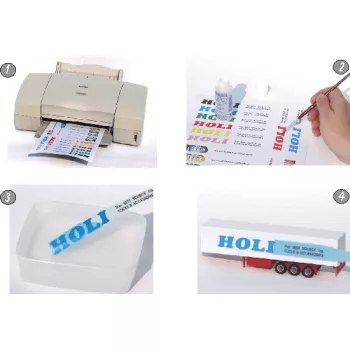 Holi - Fehér matricalap lézer nyomtatóhoz.