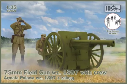 IBG - 75mm Field Gun wz.1897 with Polish Artillerymen