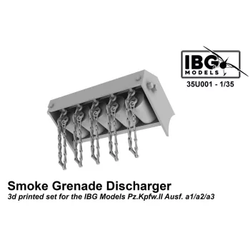   IBG - 1/35  Smoke Grenade Dischargers for Pz.Kpfw.II Ausf. a1/a2/a3 - 3d Printed Set