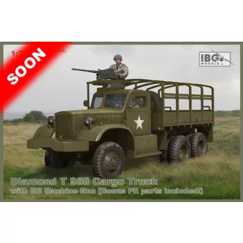   IBG Models - Diamond T 968 Cargo Truckâ With M2 Machine Gun (Bonus Pe Parts Included)