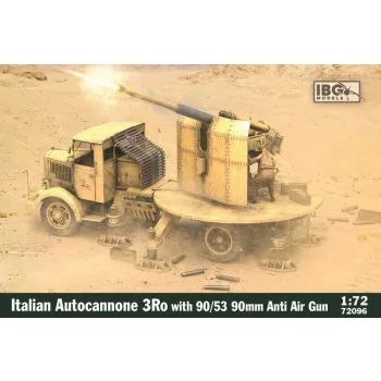   IBG Models - Italian Autocannone 3Ro With 90/53 90Mm Anti Air Gun