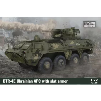 IBG Models - Btr-4E Ukrainian Apc With Slat Armor