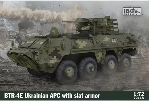 IBG Models - Btr-4E Ukrainian Apc With Slat Armor