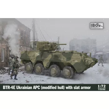   IBG - 1/72 BTR-4E Ukrainian APC (Modified Hull) with Slat Armor