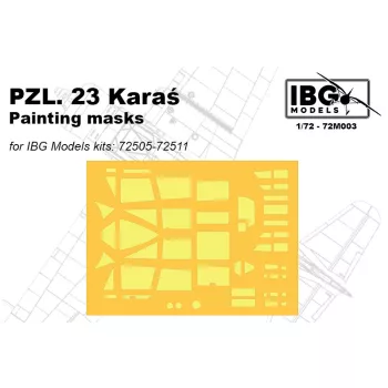 IBG - 1/72 PZL 23 Karaś - PAINTING MASKS - IBG