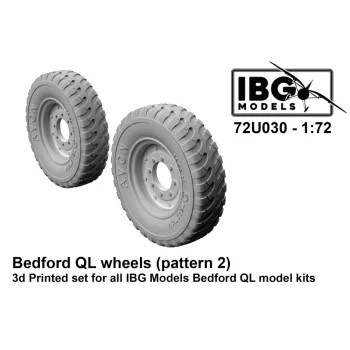 IBG - 1/72 Bedford QL Wheels (Pattern 2) - 3d printed