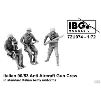   IBG - Italian 90/53 Anti Aircraft Gun Crew in standard uniforms