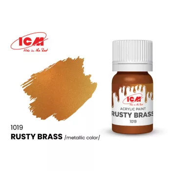 ICM - METALLIC COLORS Rusty Brass bottle 12 ml