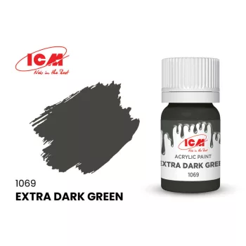 ICM - GREEN Extra Dark Green bottle 12 ml