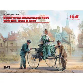   ICM - Benz Patent-Motorwagen 1886 with Mrs. Benz & Sons (100% new molds)