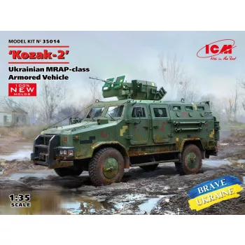   ICM - Kozak-2, Ukrainian MRAP-class Armored Vehicle (100% new molds)