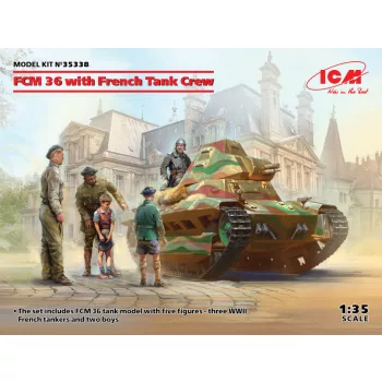ICM - FCM 36 with French Tank Crew