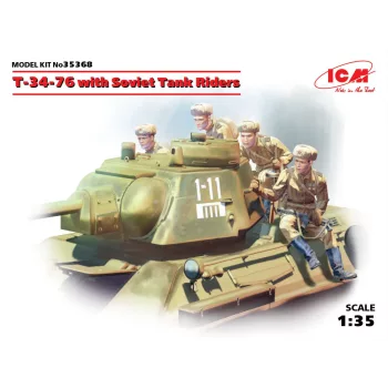 ICM - T-34-76 with Soviet Tank Riders