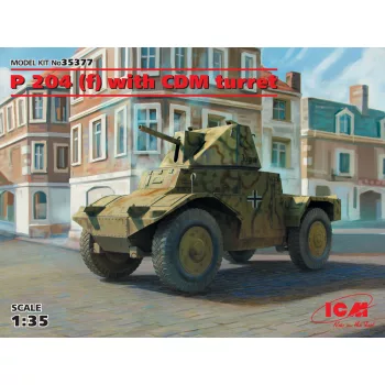   ICM - Panzerspähwagen P 204(f)with CDM turret, WWII German Armoured Vehicle