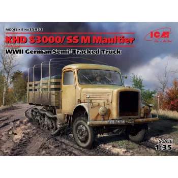 ICM - KHD S3000/SS M Maultier WWII German Semi-Tracked Truck