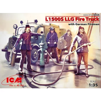 ICM - L1500S LLG Fire Truck with German Firemen