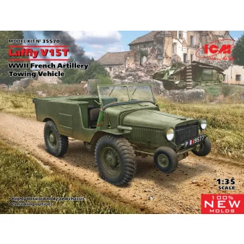   ICM - Laffly V15T, WWII French Artillery Towing Vehicle (100% new molds)