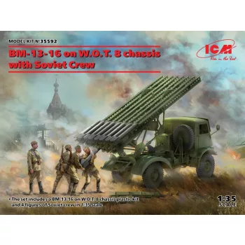 ICM - BM-13-16  on W.O.T. 8 chassis with Soviet Crew