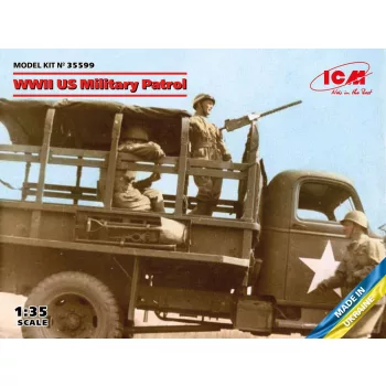 ICM - WWII US Military Patrol (G7107 with MG M1919A4)