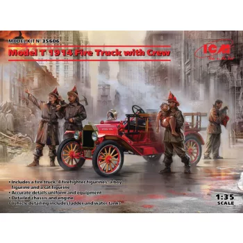 ICM - Model T 1914 Fire Truck with Crew