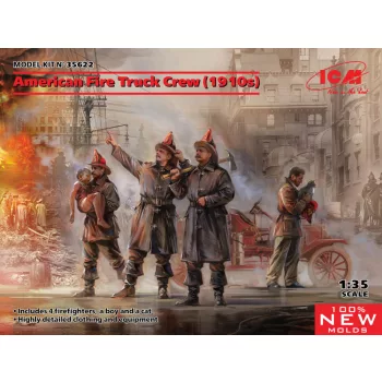 ICM - American Fire Truck Crew (1910s) (100% new molds)