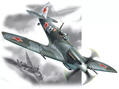 ICM - Supermarine Spitfire LF.IXE WWII Soviet Air Force Fighter