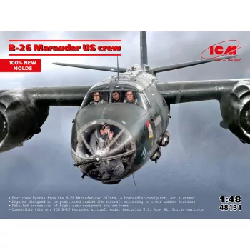 ICM - B-26 Marauder US crew (5 figures) (100% new moulds)