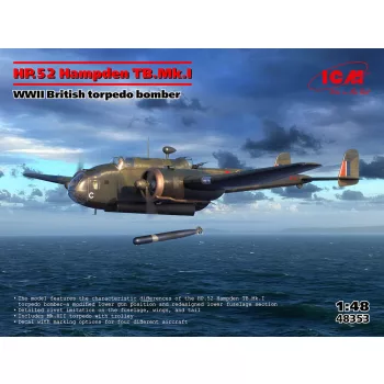 ICM - HP.52 Hampden TB.Mk.I WWII British torpedo bomber