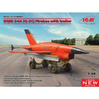   Q-2C (BQM-34A) Firebee with trailer  (1 airplane and trailer)