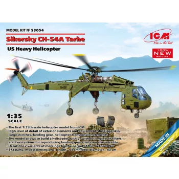   ICM - Sikorsky CH-54A Tarhe, US Heavy Helicopter (100% new molds)