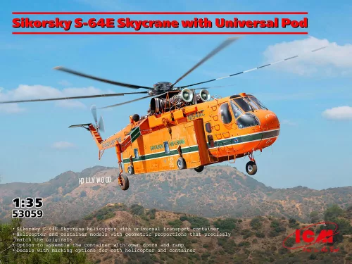 ICM - Sikorsky S-64E Skycrane with Universal Pod